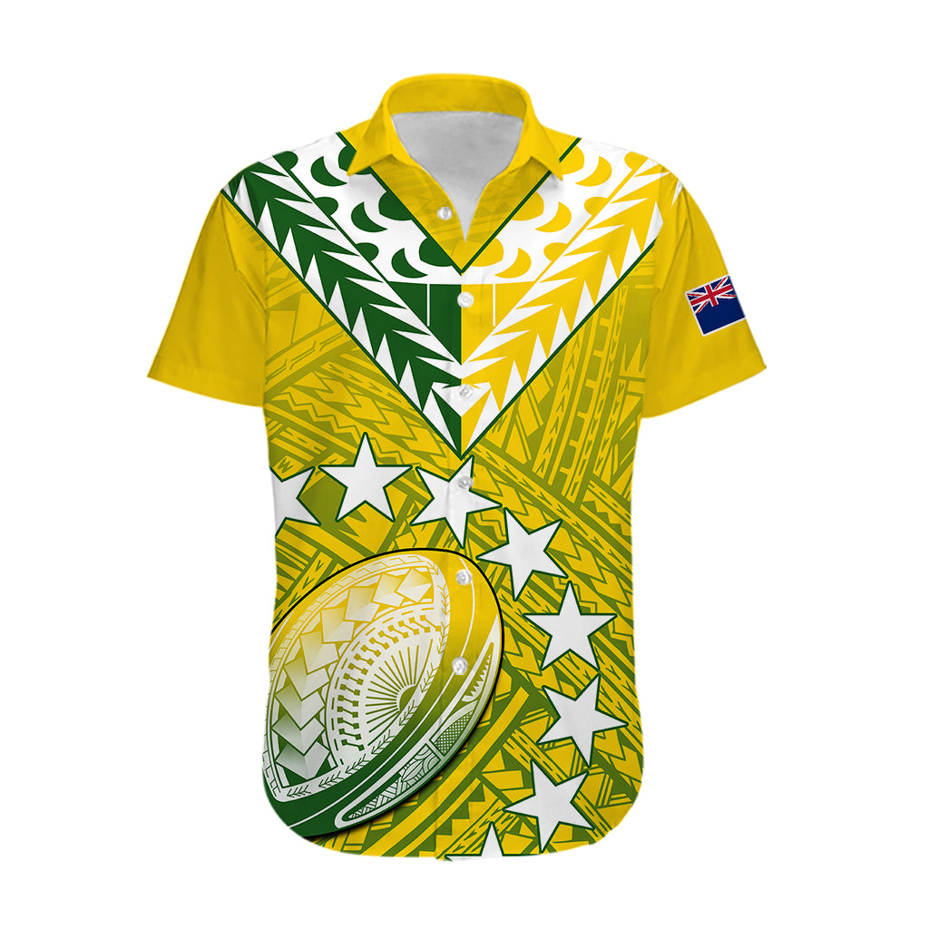 The Kuki's Cook Islands Rugby Hawaiian Shirt Be Unique Vibe Yellow - Vibe Hoodie Shop