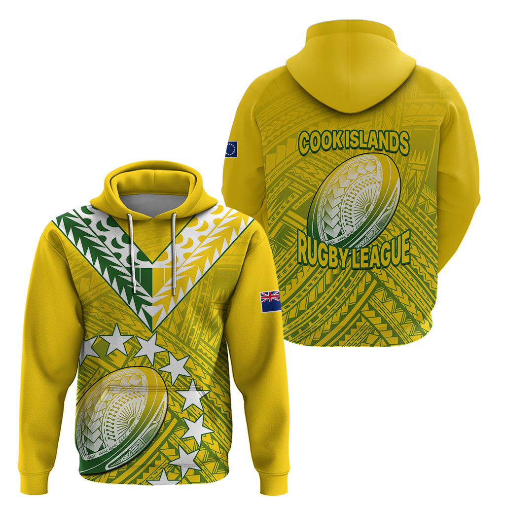 The Kuki's Cook Islands Rugby Hoodie Be Unique Vibe Yellow LT9 - Vibe Hoodie Shop