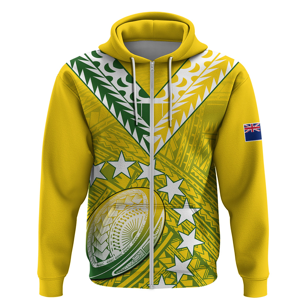 The Kuki's Cook Islands Rugby Hoodie Be Unique Vibe Yellow LT9 - Vibe Hoodie Shop