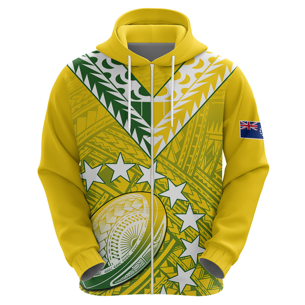 The Kuki's Cook Islands Rugby Hoodie Be Unique Vibe Yellow LT9 - Vibe Hoodie Shop