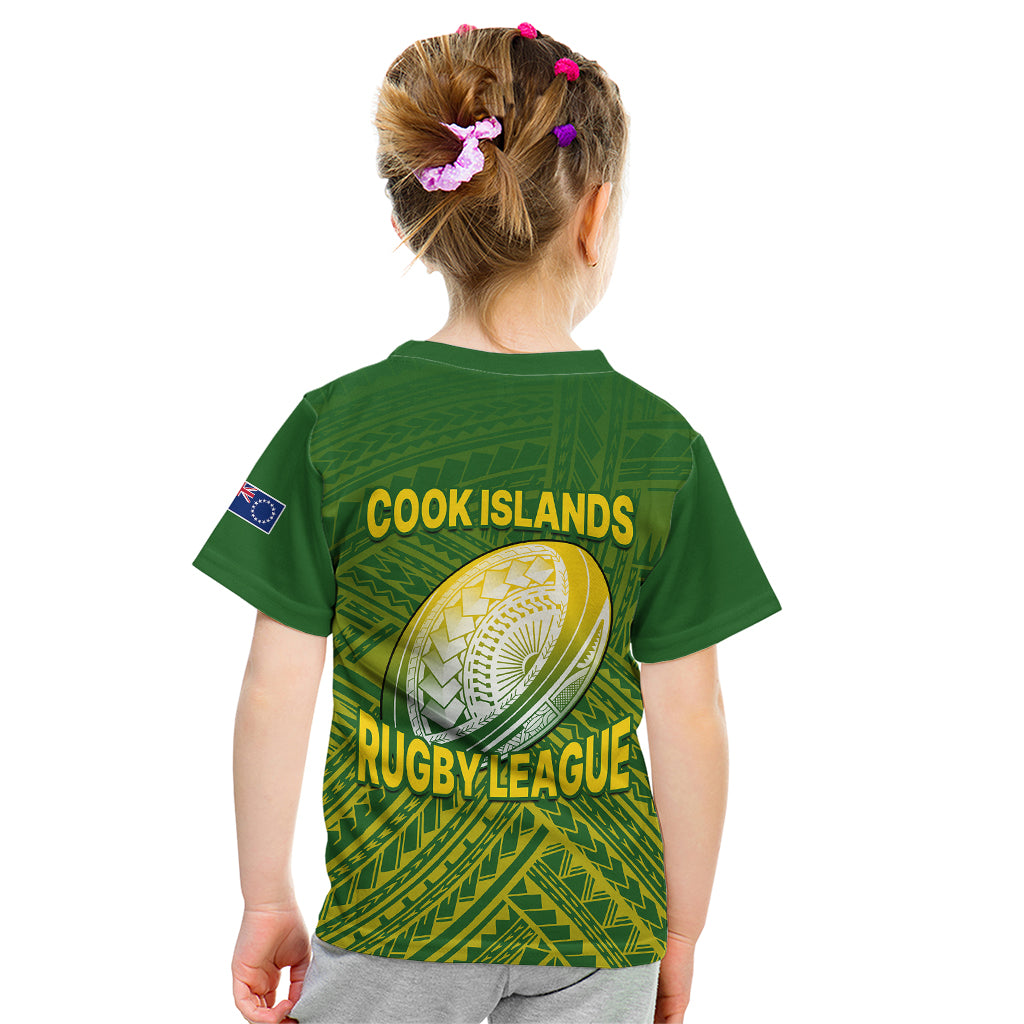 The Kuki's Cook Islands Rugby Kid T Shirt Be Unique Vibe Green - Vibe Hoodie Shop