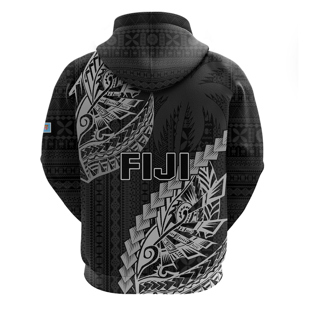 Fiji Rugby Hoodie Kaiviti Fijian Tribal World Cup Black LT9 - Vibe Hoodie Shop