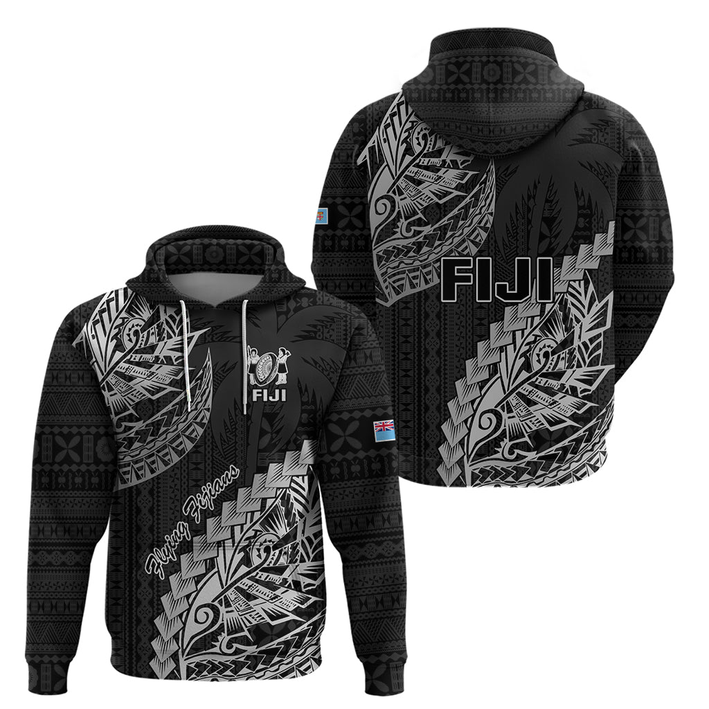 Fiji Rugby Hoodie Kaiviti Fijian Tribal World Cup Black LT9 - Vibe Hoodie Shop