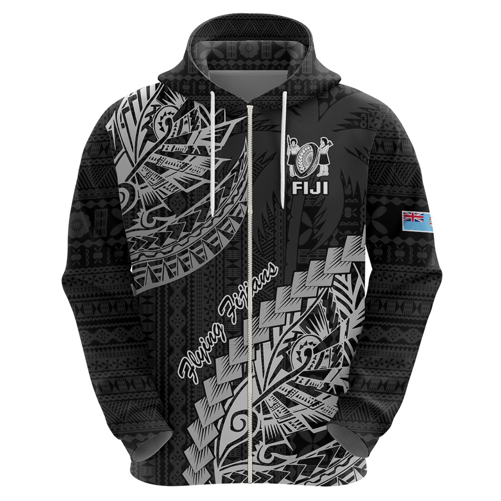 Fiji Rugby Hoodie Kaiviti Fijian Tribal World Cup Black LT9 - Vibe Hoodie Shop