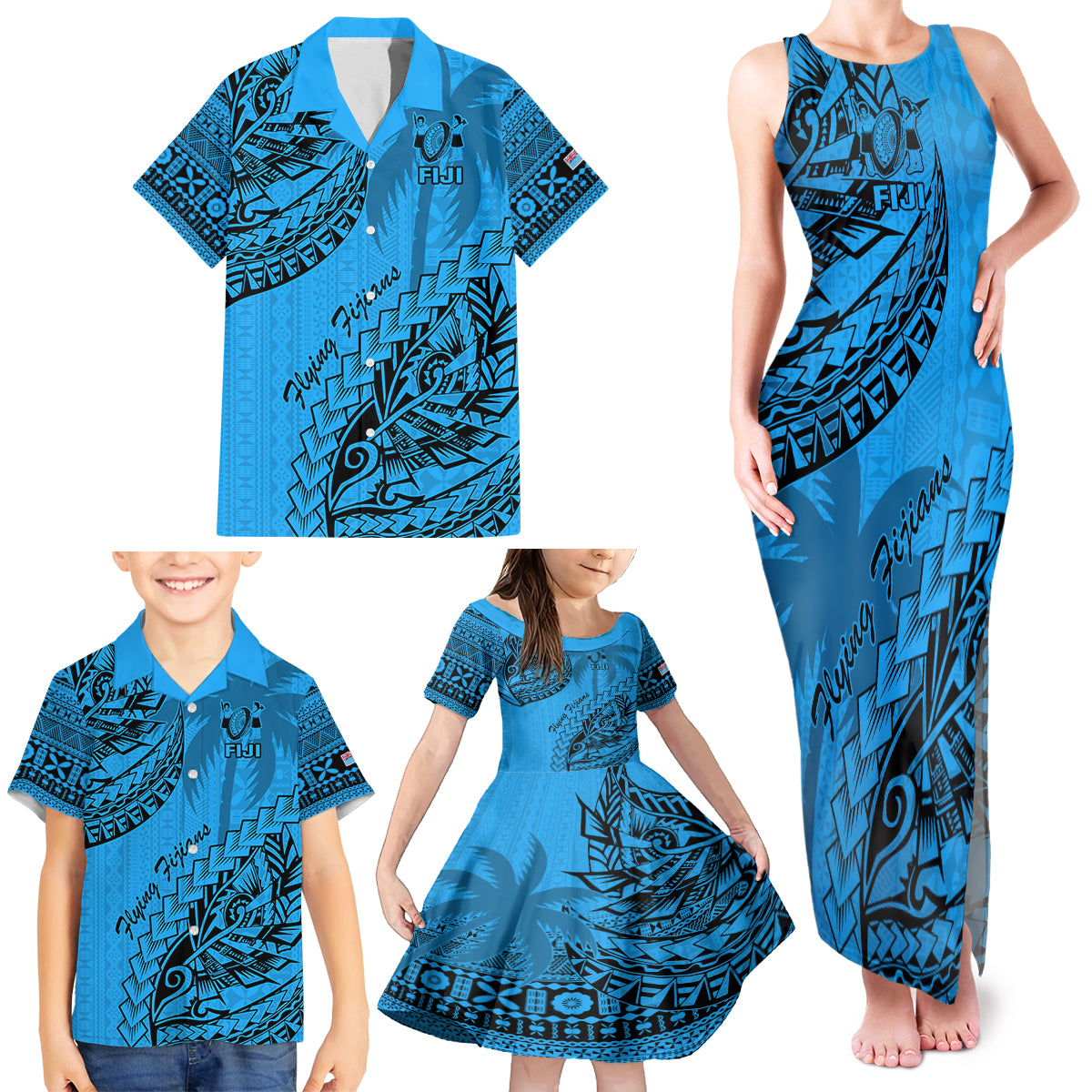 custom-fiji-rugby-family-matching-tank-maxi-dress-and-hawaiian-shirt-kaiviti-fijian-tribal-world-cup-blue-no1