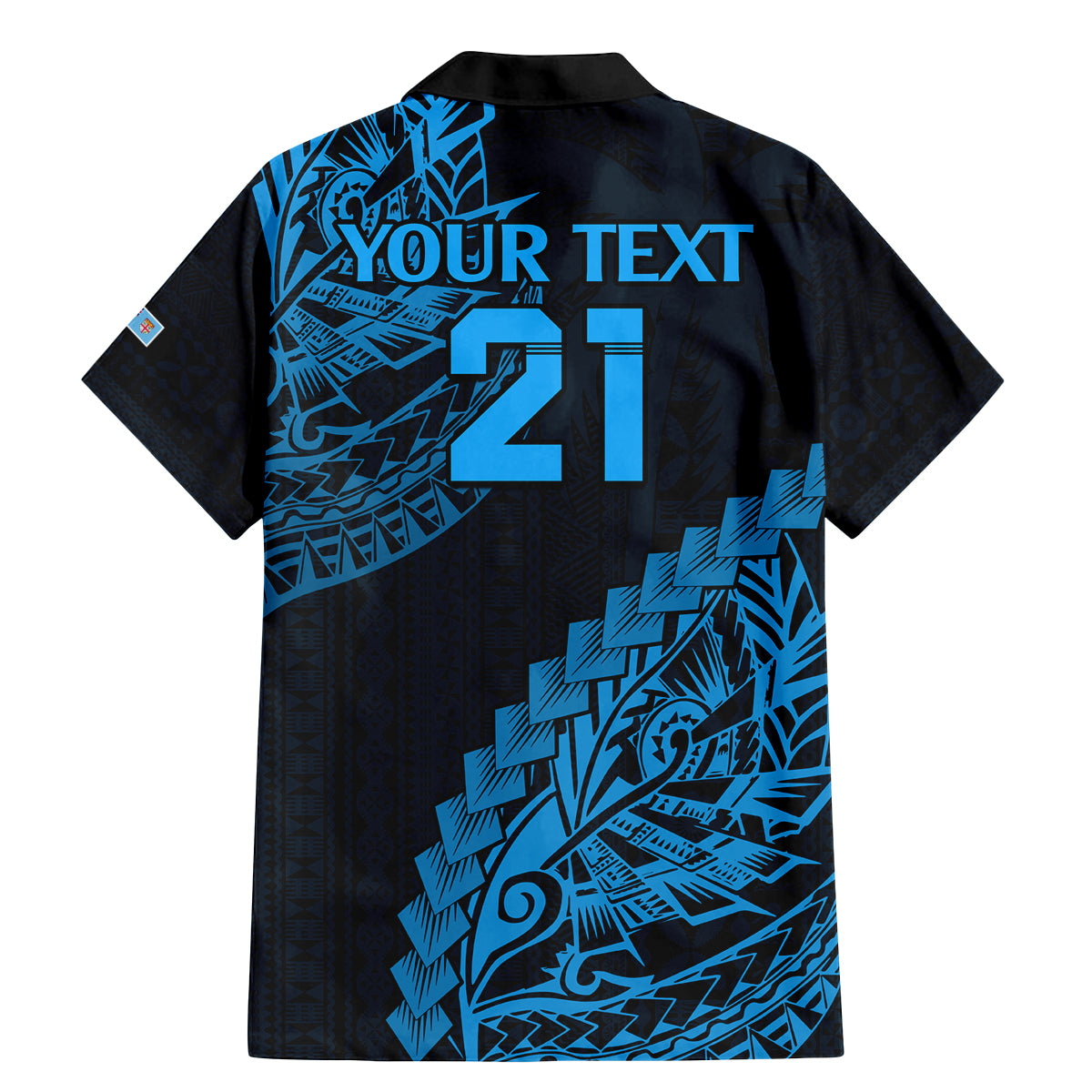 custom-fiji-rugby-family-matching-mermaid-dress-and-hawaiian-shirt-kaiviti-fijian-tribal-world-cup-blue-no2