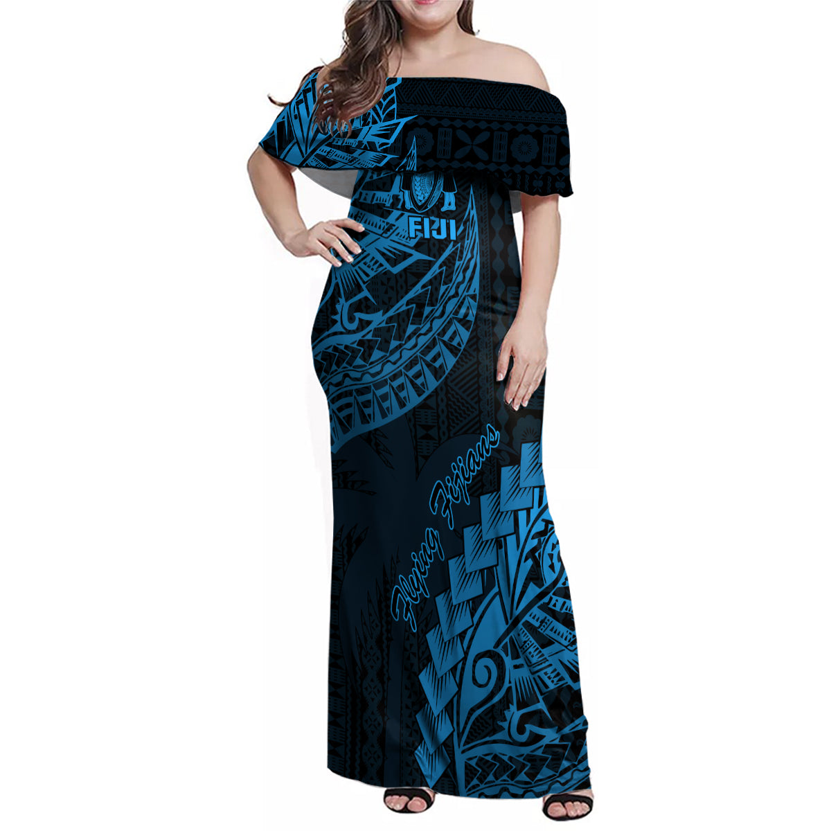 custom-fiji-rugby-family-matching-off-shoulder-maxi-dress-and-hawaiian-shirt-kaiviti-fijian-tribal-world-cup-blue-no2