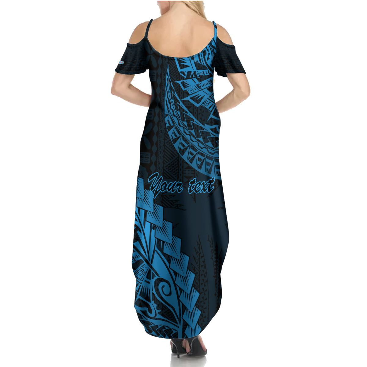 custom-fiji-rugby-family-matching-summer-maxi-dress-and-hawaiian-shirt-kaiviti-fijian-tribal-world-cup-blue-no2