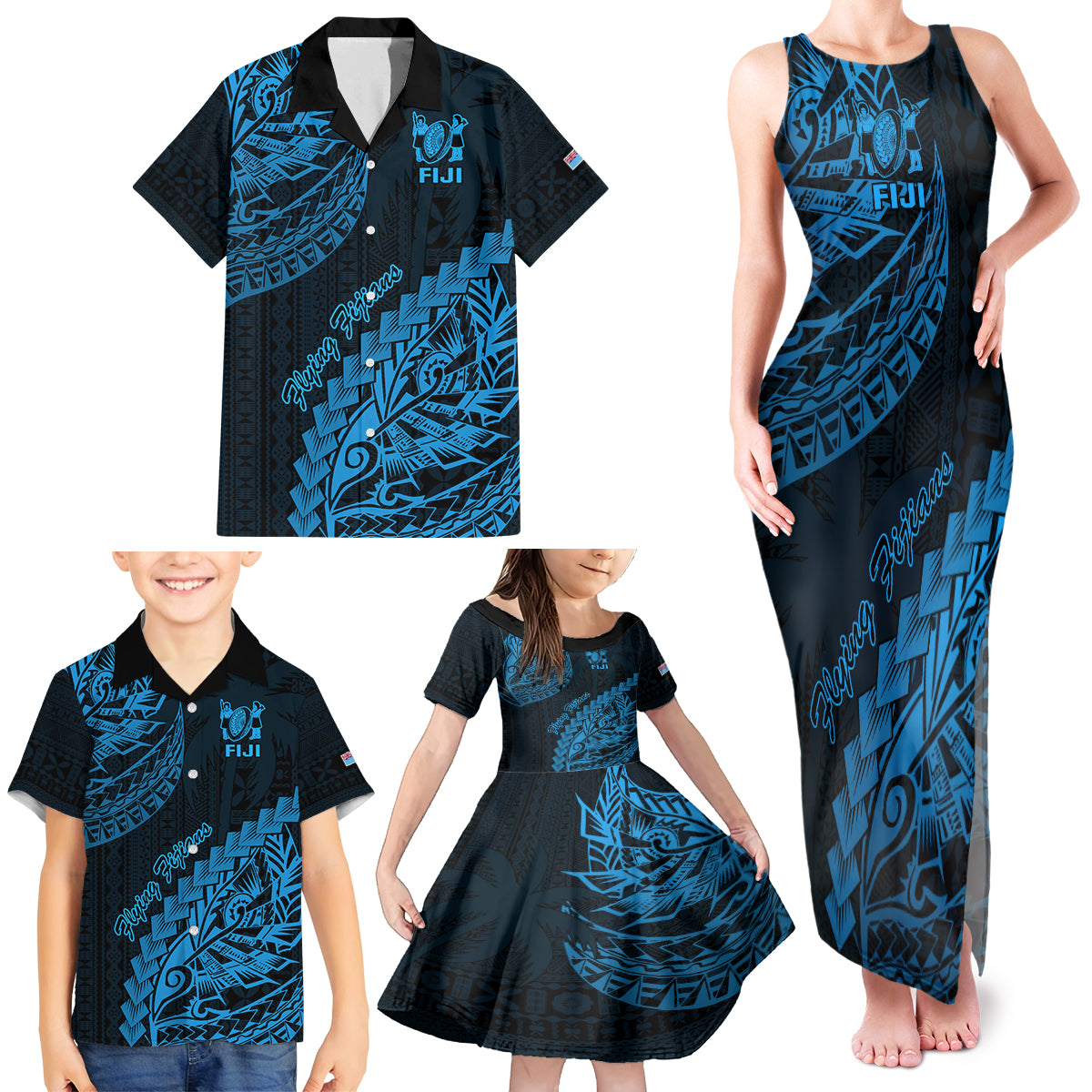 custom-fiji-rugby-family-matching-tank-maxi-dress-and-hawaiian-shirt-kaiviti-fijian-tribal-world-cup-blue-no2