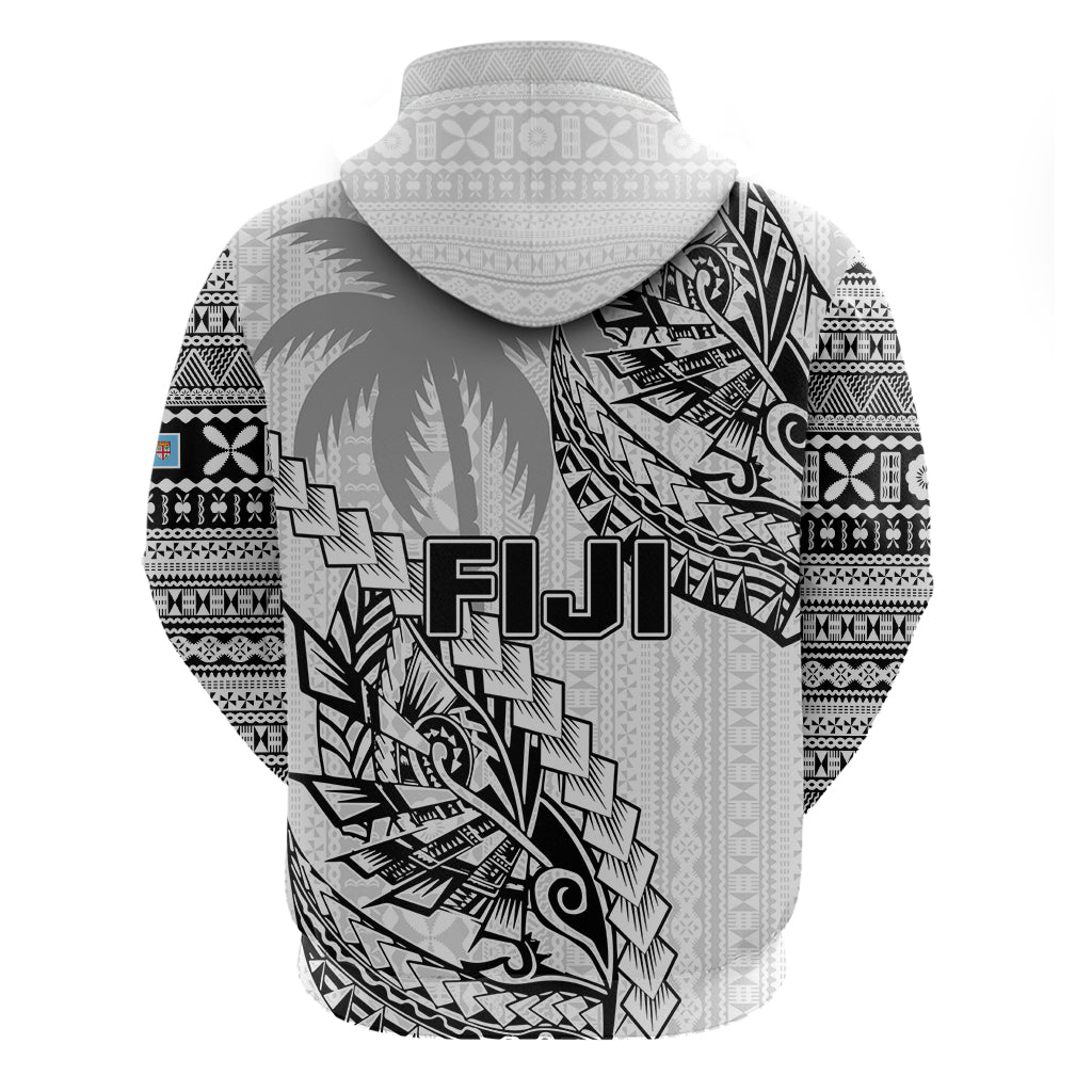 Fiji Rugby Hoodie Kaiviti Fijian Tribal World Cup White LT9 - Vibe Hoodie Shop