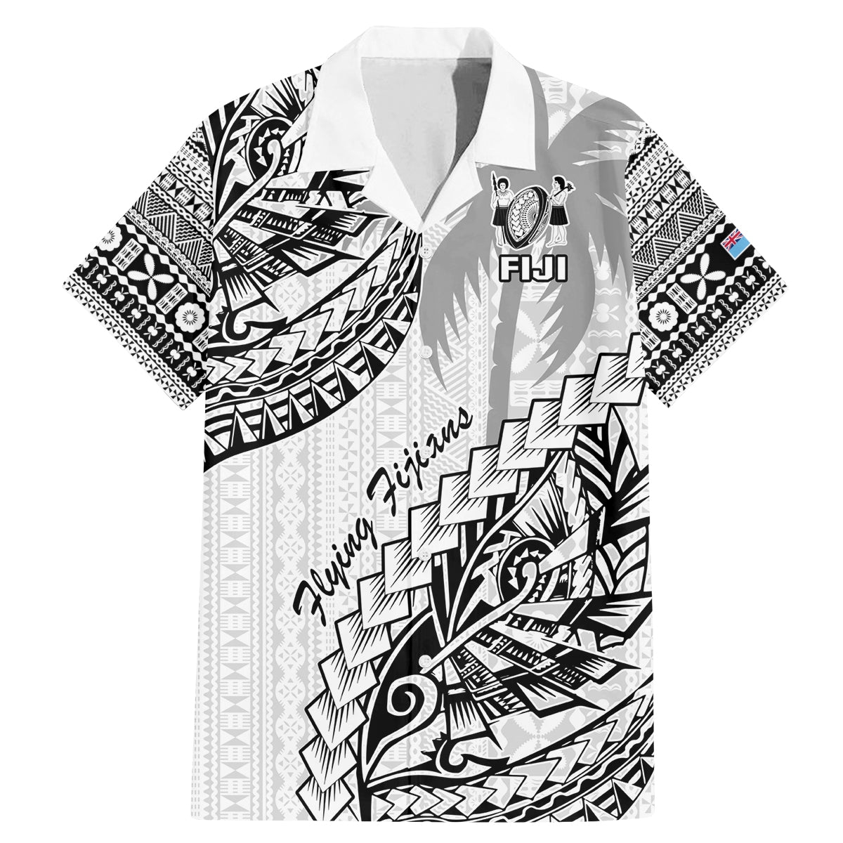 custom-fiji-rugby-family-matching-mermaid-dress-and-hawaiian-shirt-kaiviti-fijian-tribal-world-cup-white