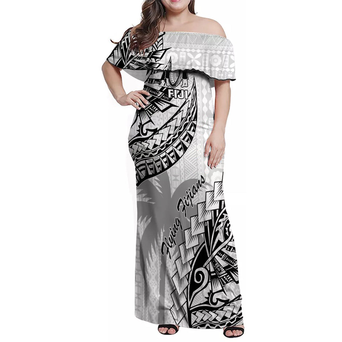 custom-fiji-rugby-family-matching-off-shoulder-maxi-dress-and-hawaiian-shirt-kaiviti-fijian-tribal-world-cup-white