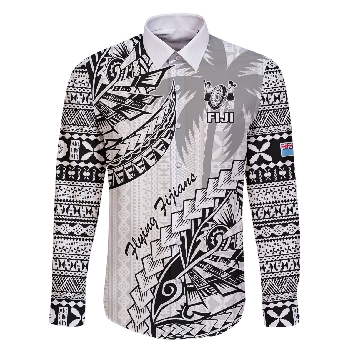 custom-fiji-rugby-family-matching-puletasi-dress-and-hawaiian-shirt-kaiviti-fijian-tribal-world-cup-white