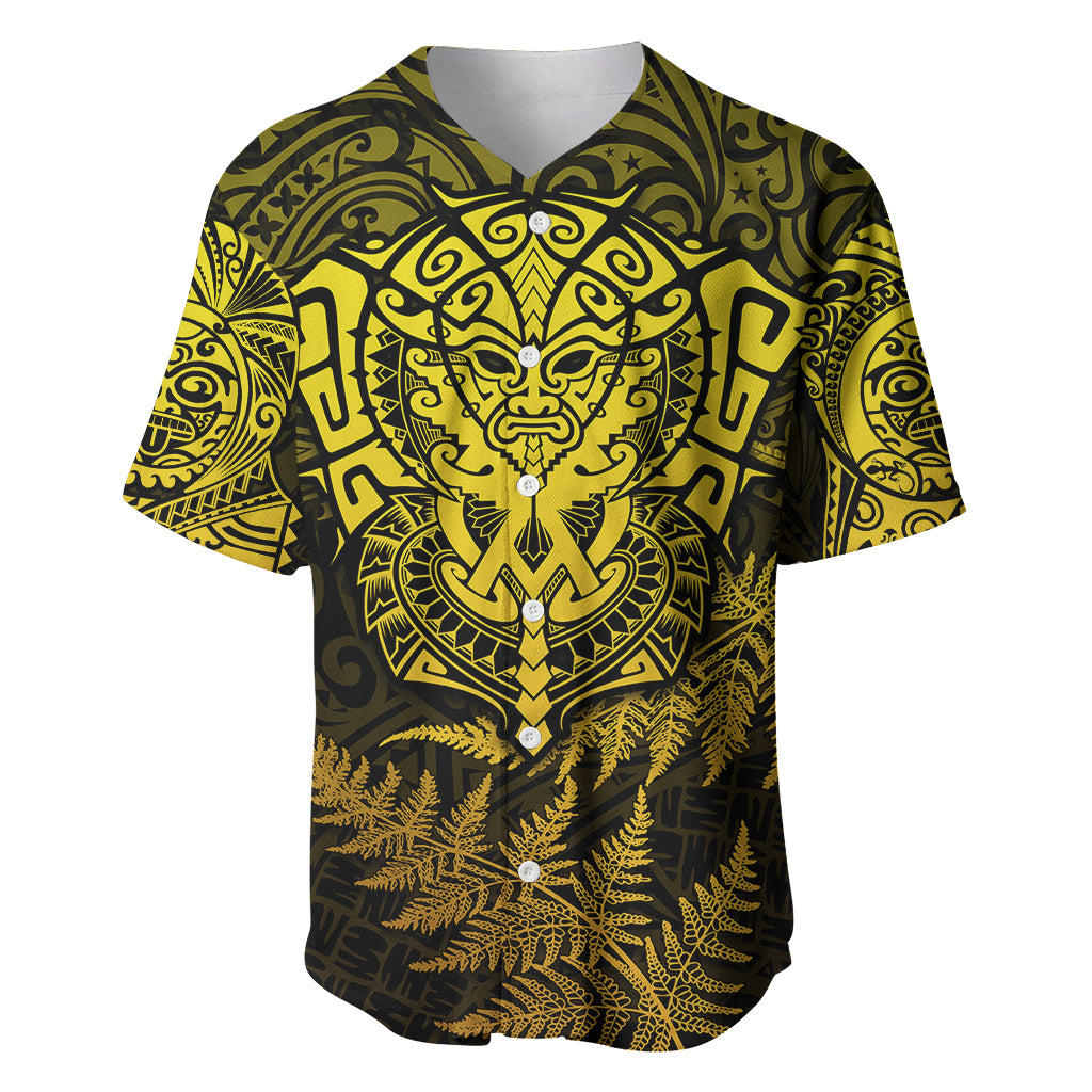 New Zealand Rugby Baseball Jersey Silver Fern All Black Mix Ta Moko Gold Style - Vibe Hoodie Shop