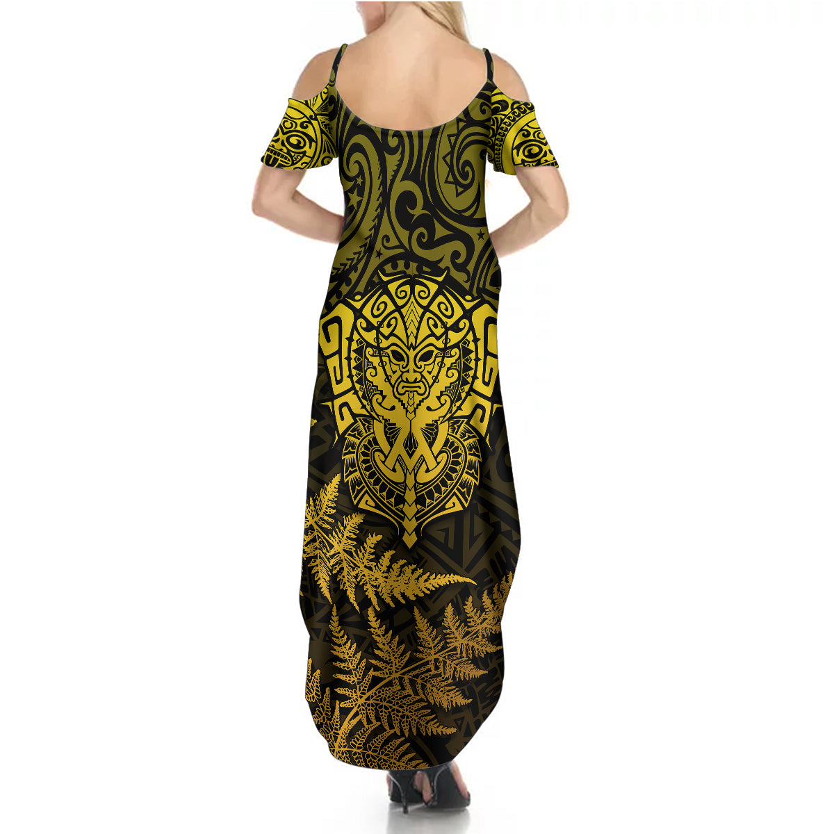 new-zealand-rugby-summer-maxi-dress-silver-fern-all-black-mix-ta-moko-gold-style