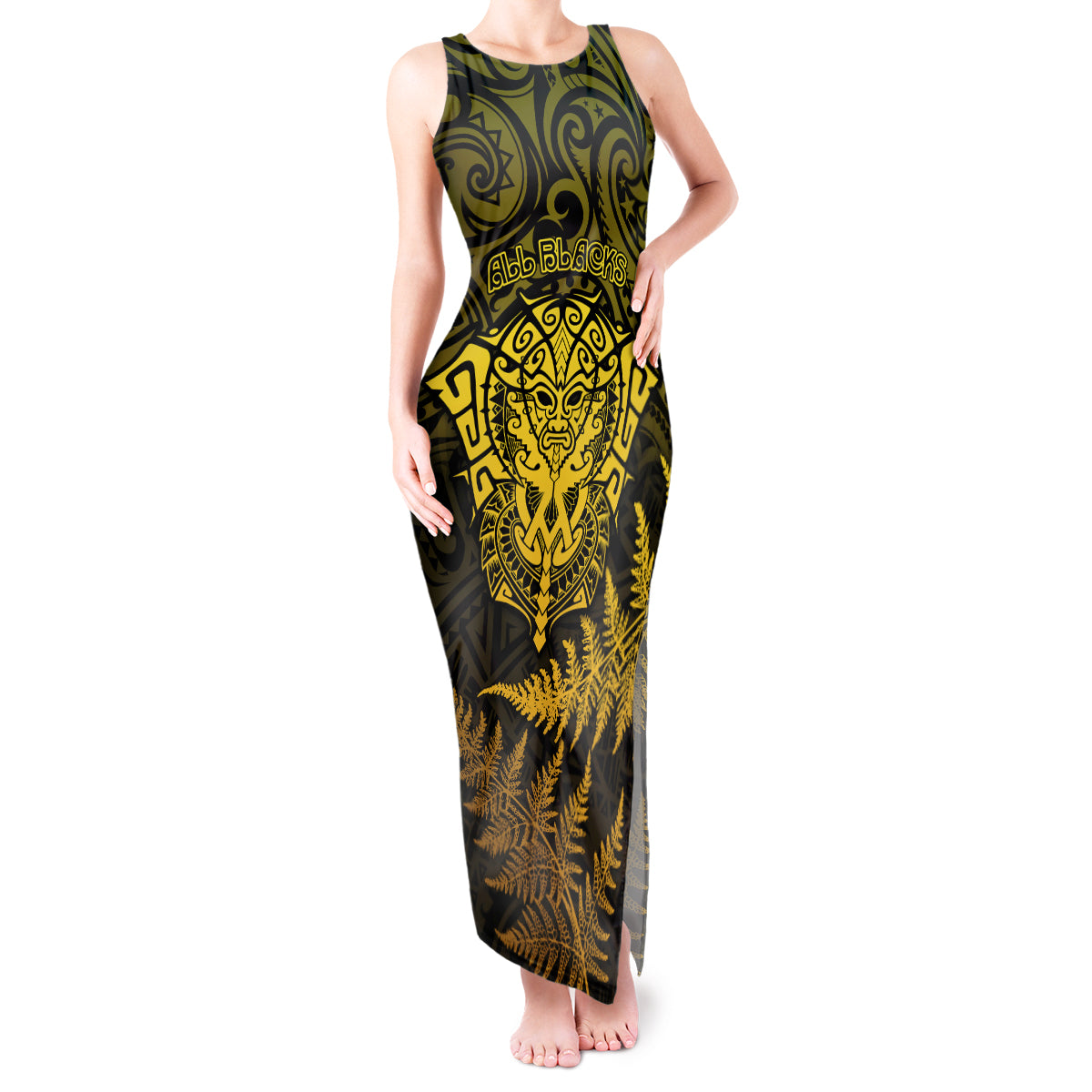new-zealand-rugby-tank-maxi-dress-silver-fern-all-black-mix-ta-moko-gold-style