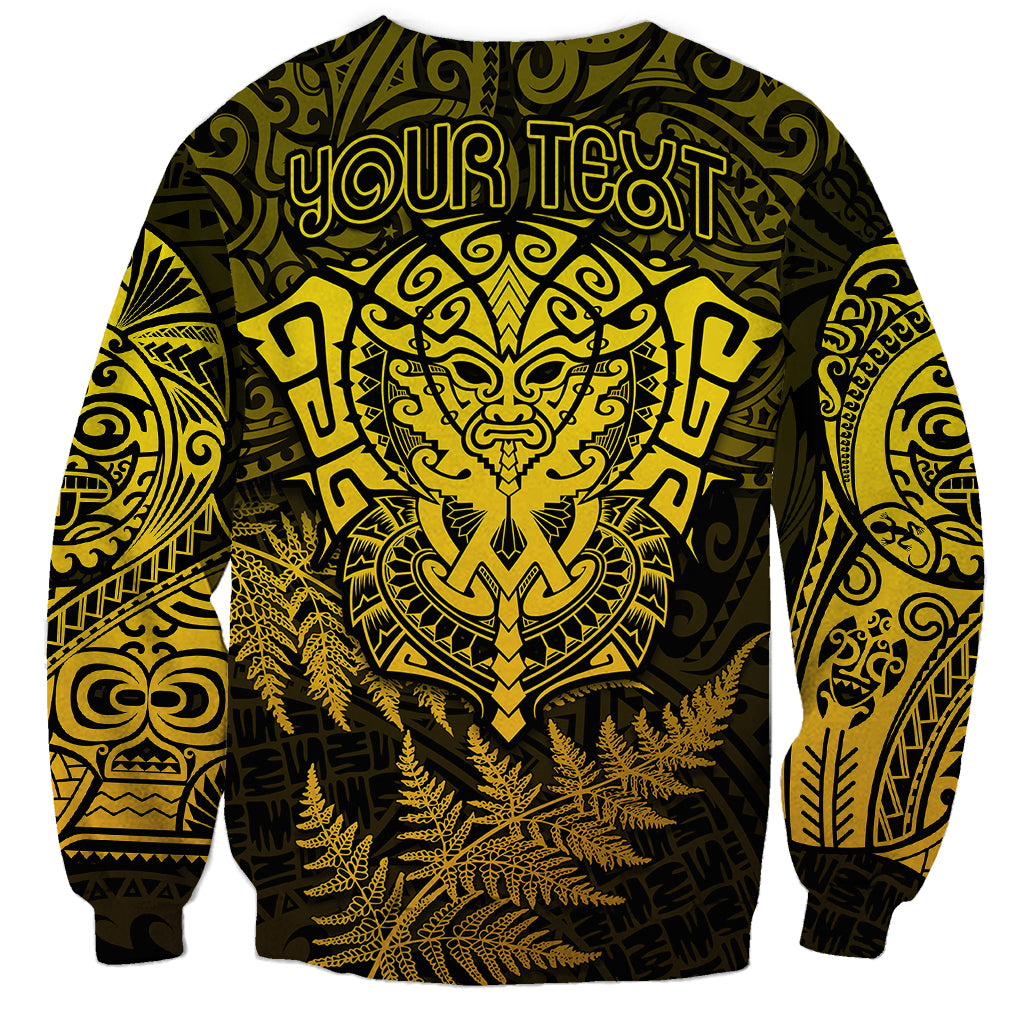 New Zealand Rugby Sweatshirt Silver Fern All Black Mix Ta Moko Gold Style - Vibe Hoodie Shop
