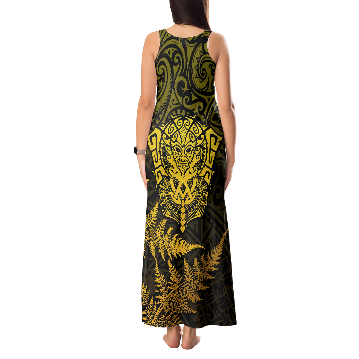 new-zealand-rugby-tank-maxi-dress-silver-fern-all-black-mix-ta-moko-gold-style