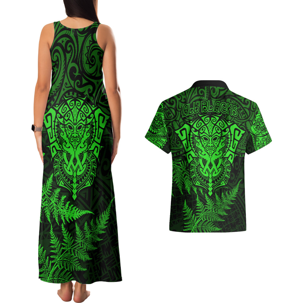 new-zealand-rugby-couples-matching-tank-maxi-dress-and-hawaiian-shirt-silver-fern-all-black-mix-ta-moko-green-style