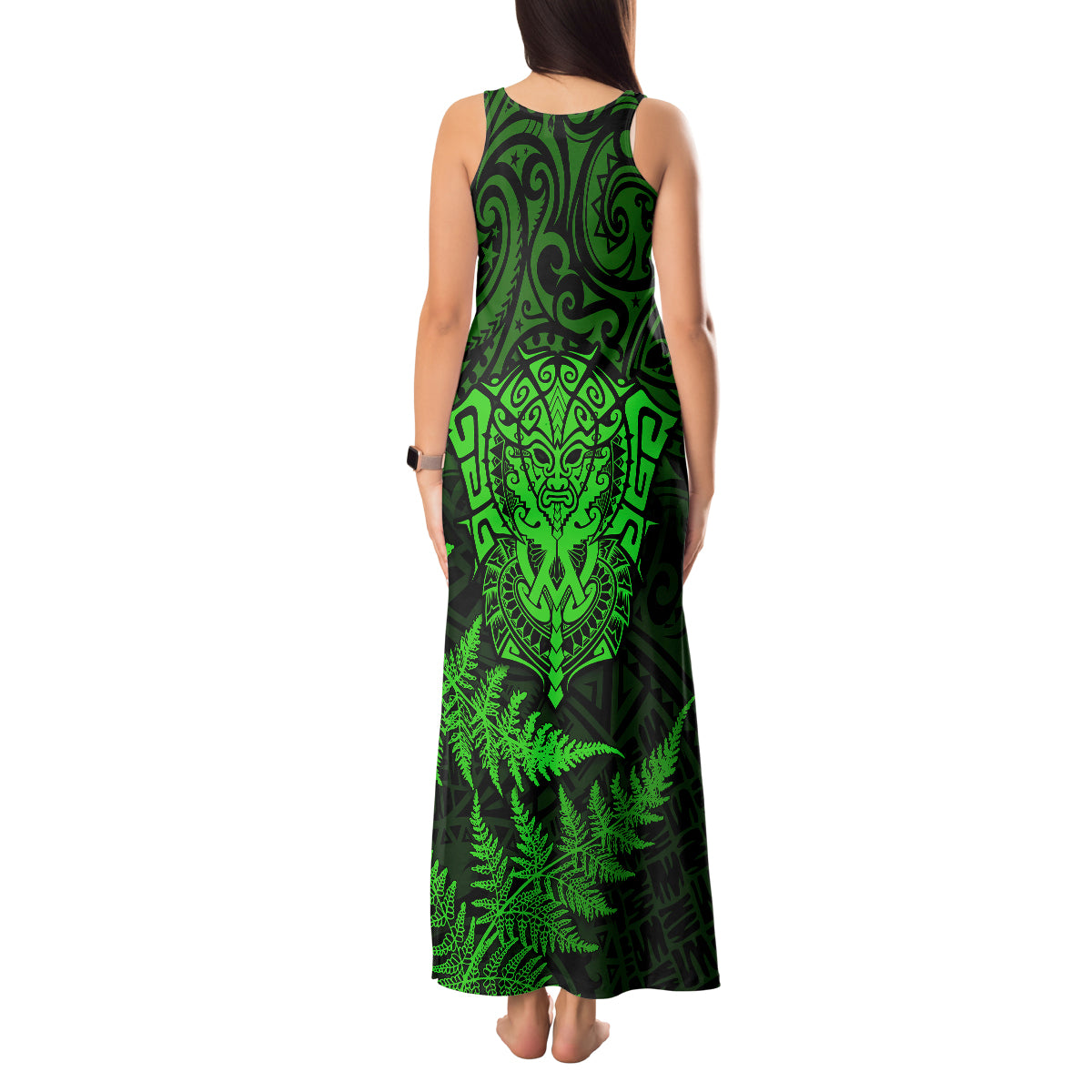 new-zealand-rugby-tank-maxi-dress-silver-fern-all-black-mix-ta-moko-green-style