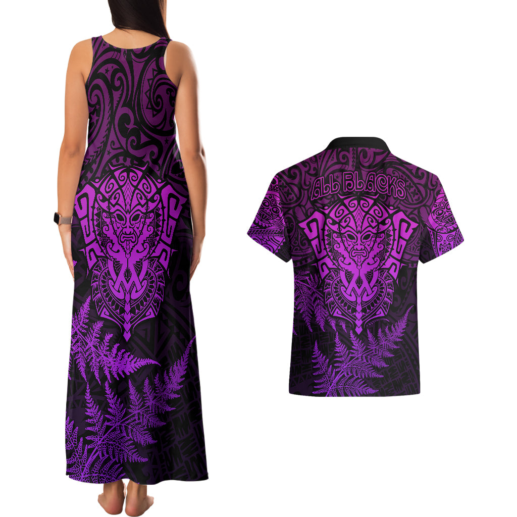 new-zealand-rugby-couples-matching-tank-maxi-dress-and-hawaiian-shirt-silver-fern-all-black-mix-ta-moko-purple-style
