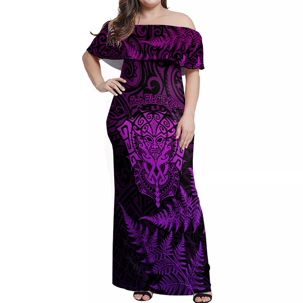 new-zealand-rugby-off-shoulder-maxi-dress-silver-fern-all-black-mix-ta-moko-purple-style