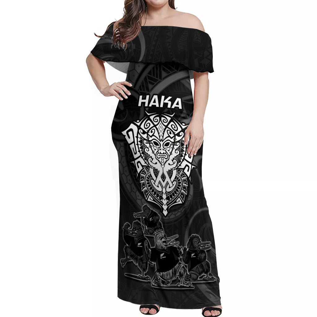 personalised-new-zealand-rugby-off-shoulder-maxi-dress-aotearoa-ka-mate-haka-all-black-mix-ta-moko-white-style