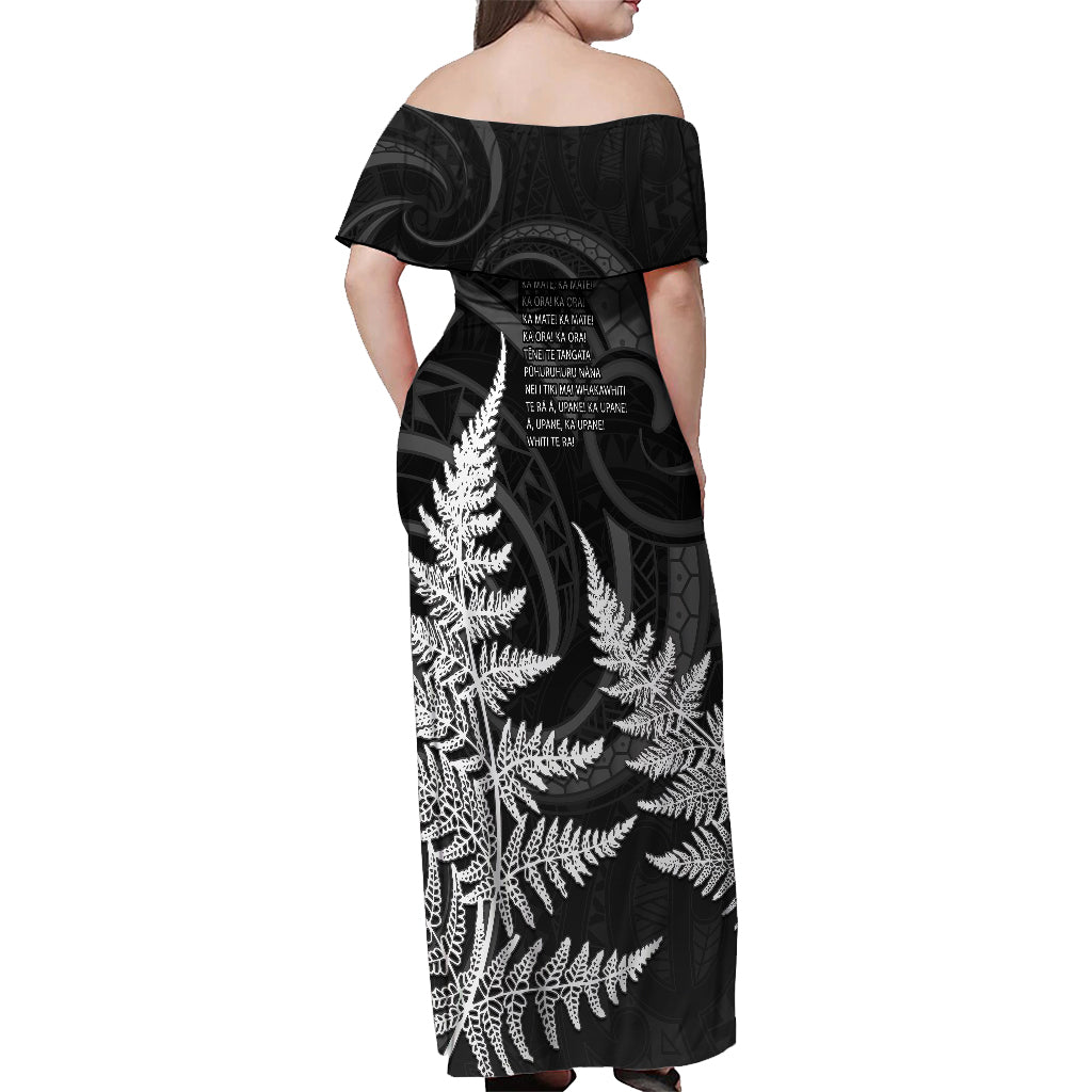 personalised-new-zealand-rugby-off-shoulder-maxi-dress-aotearoa-ka-mate-haka-all-black-mix-ta-moko-white-style