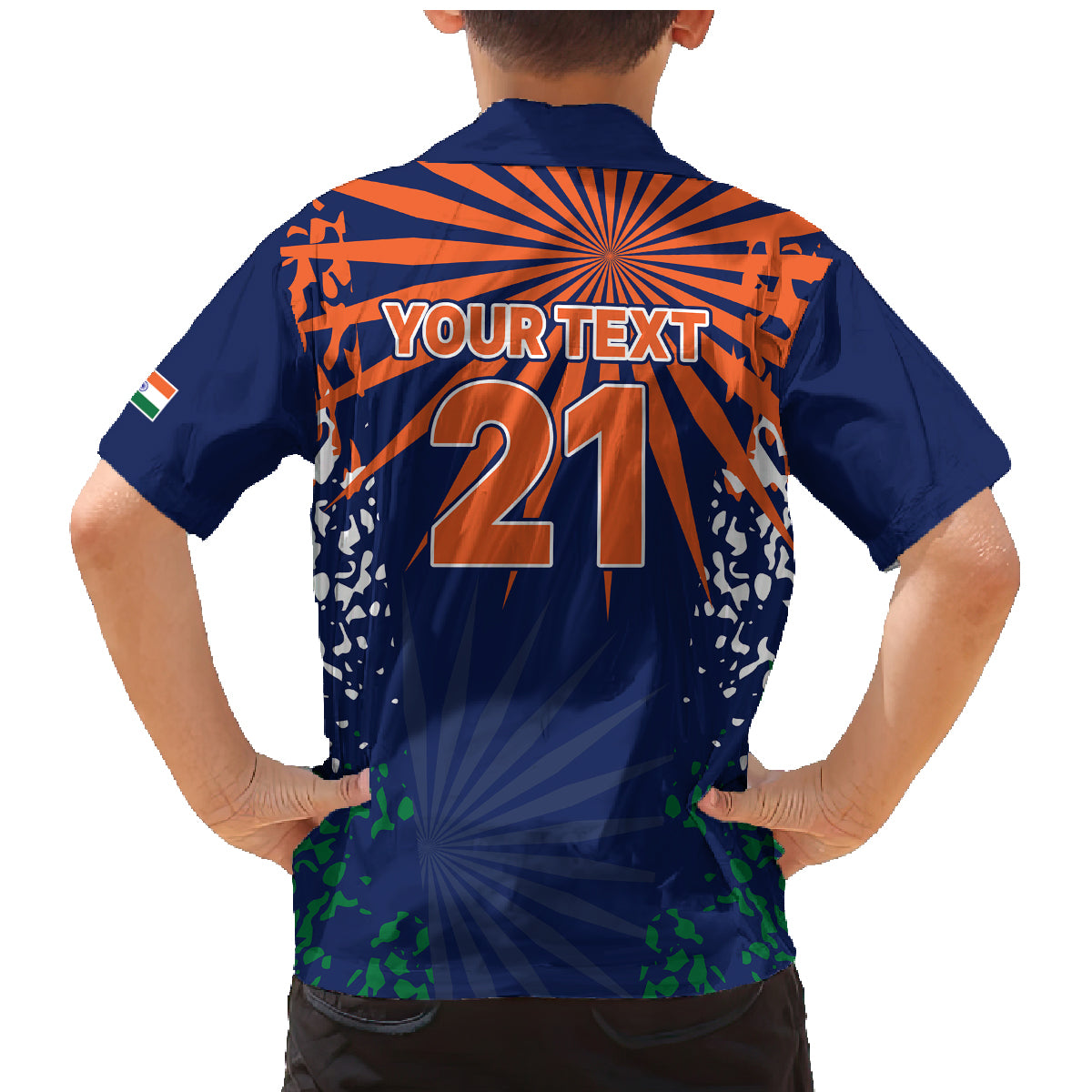 custom-india-cricket-2023-family-matching-mermaid-dress-and-hawaiian-shirt-bharat-simple-flag-style