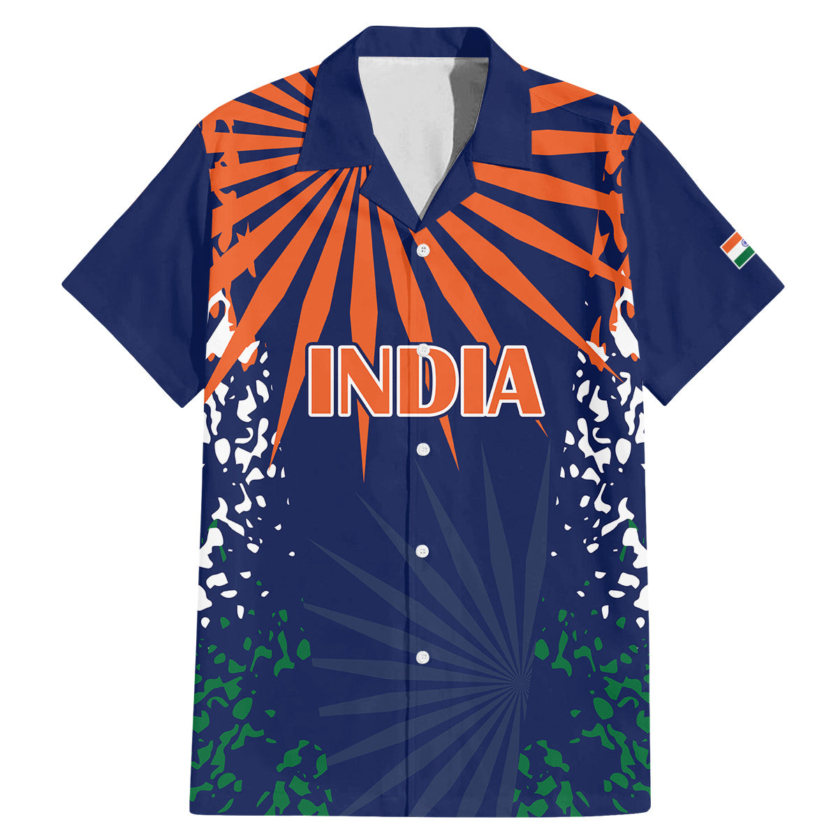 custom-india-cricket-2023-family-matching-mermaid-dress-and-hawaiian-shirt-bharat-simple-flag-style