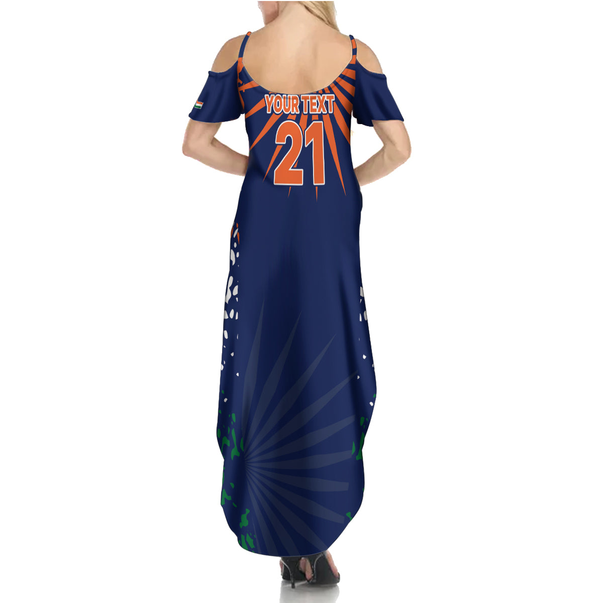 custom-india-cricket-2023-family-matching-summer-maxi-dress-and-hawaiian-shirt-bharat-simple-flag-style