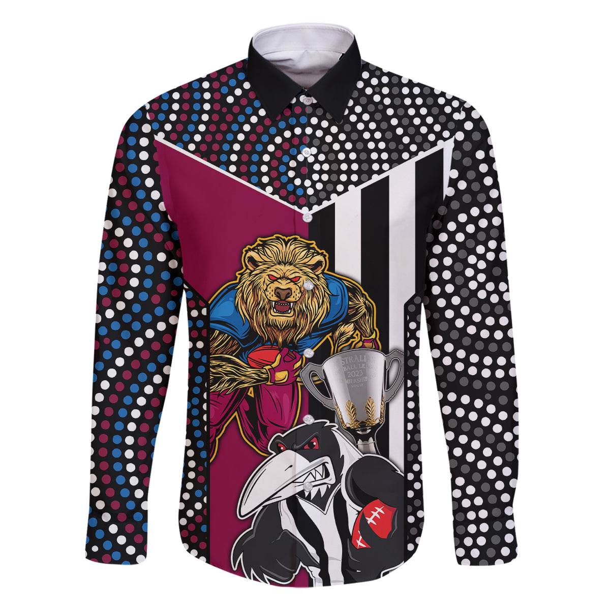 afl-magpies-combine-lions-family-matching-long-sleeve-bodycon-dress-and-hawaiian-shirt-together-go-champions-2023