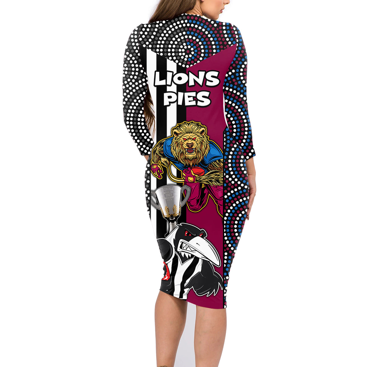 afl-magpies-combine-lions-family-matching-long-sleeve-bodycon-dress-and-hawaiian-shirt-together-go-champions-2023