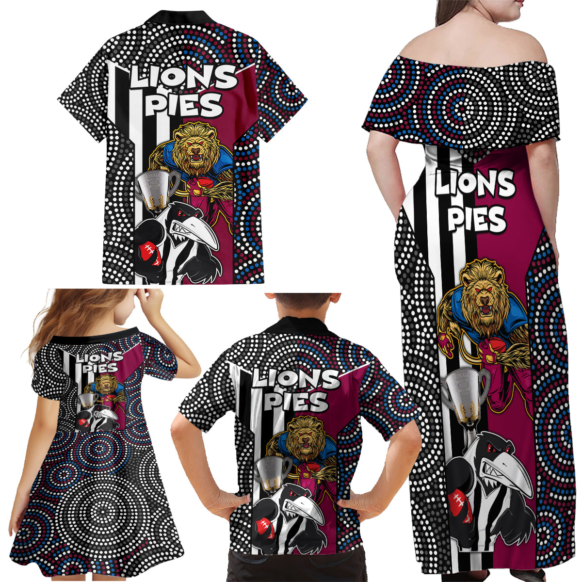 afl-magpies-combine-lions-family-matching-off-shoulder-maxi-dress-and-hawaiian-shirt-together-go-champions-2023