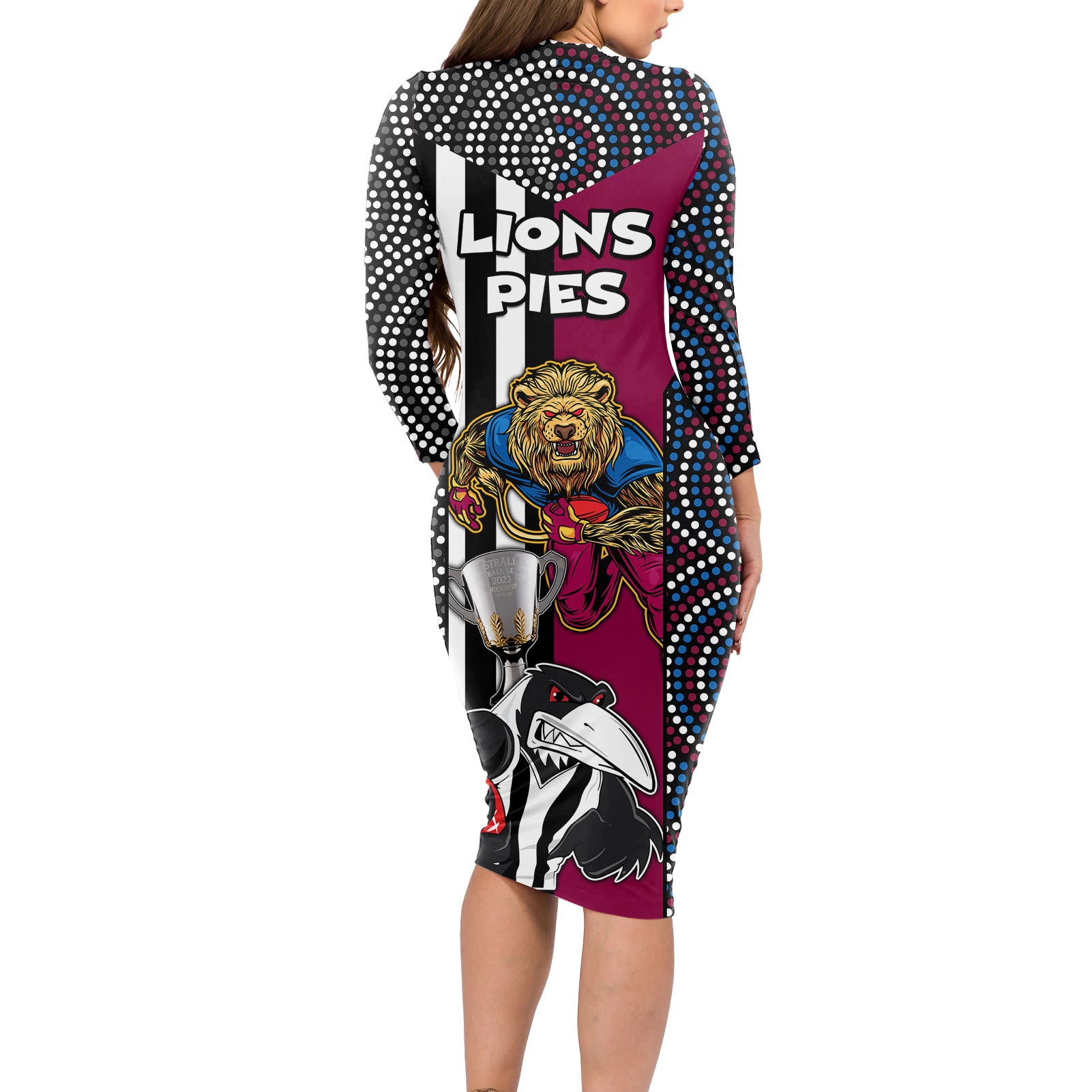 afl-magpies-combine-lions-long-sleeve-bodycon-dress-together-go-champions-2023