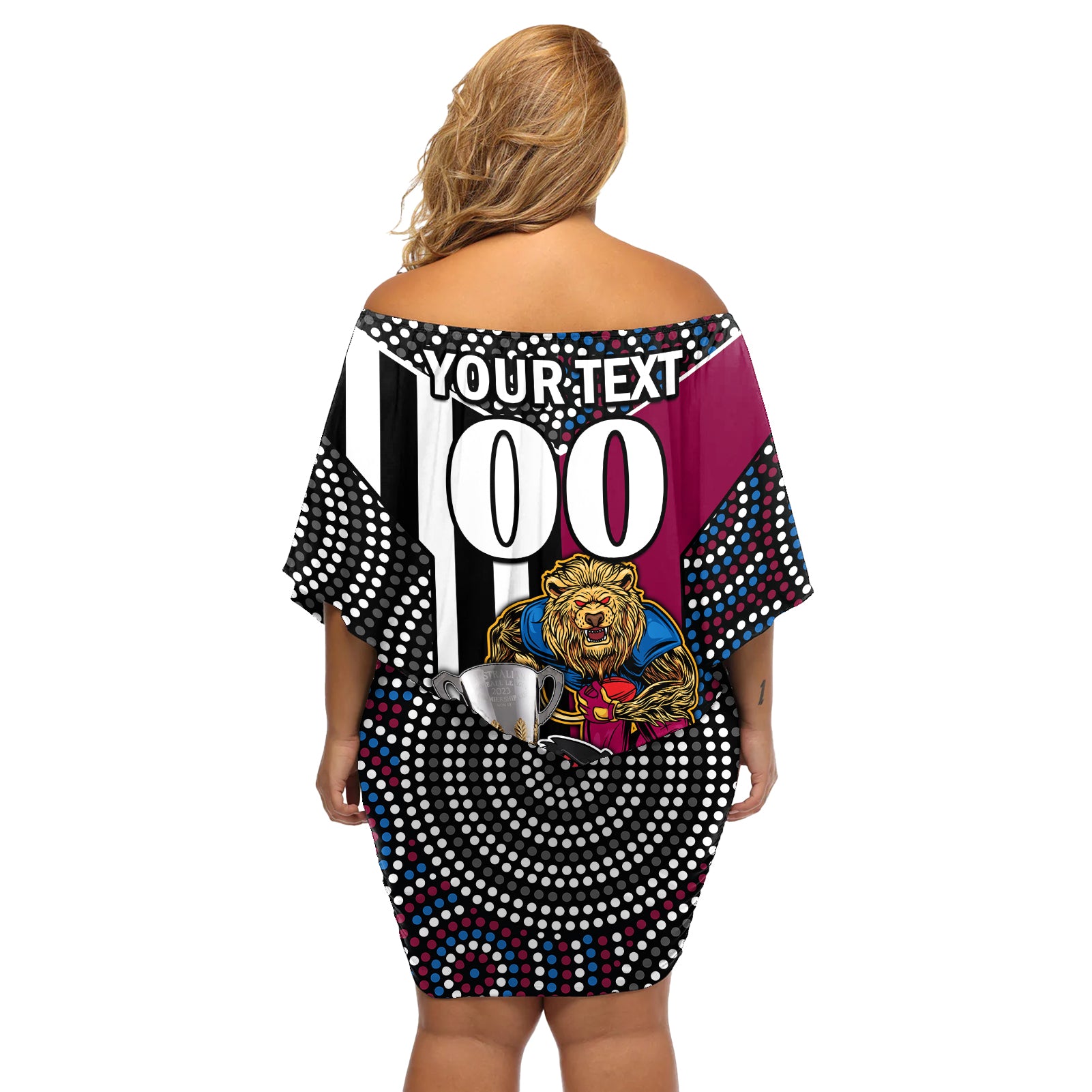 custom-afl-magpies-combine-lions-off-shoulder-short-dress-together-go-champions-2023