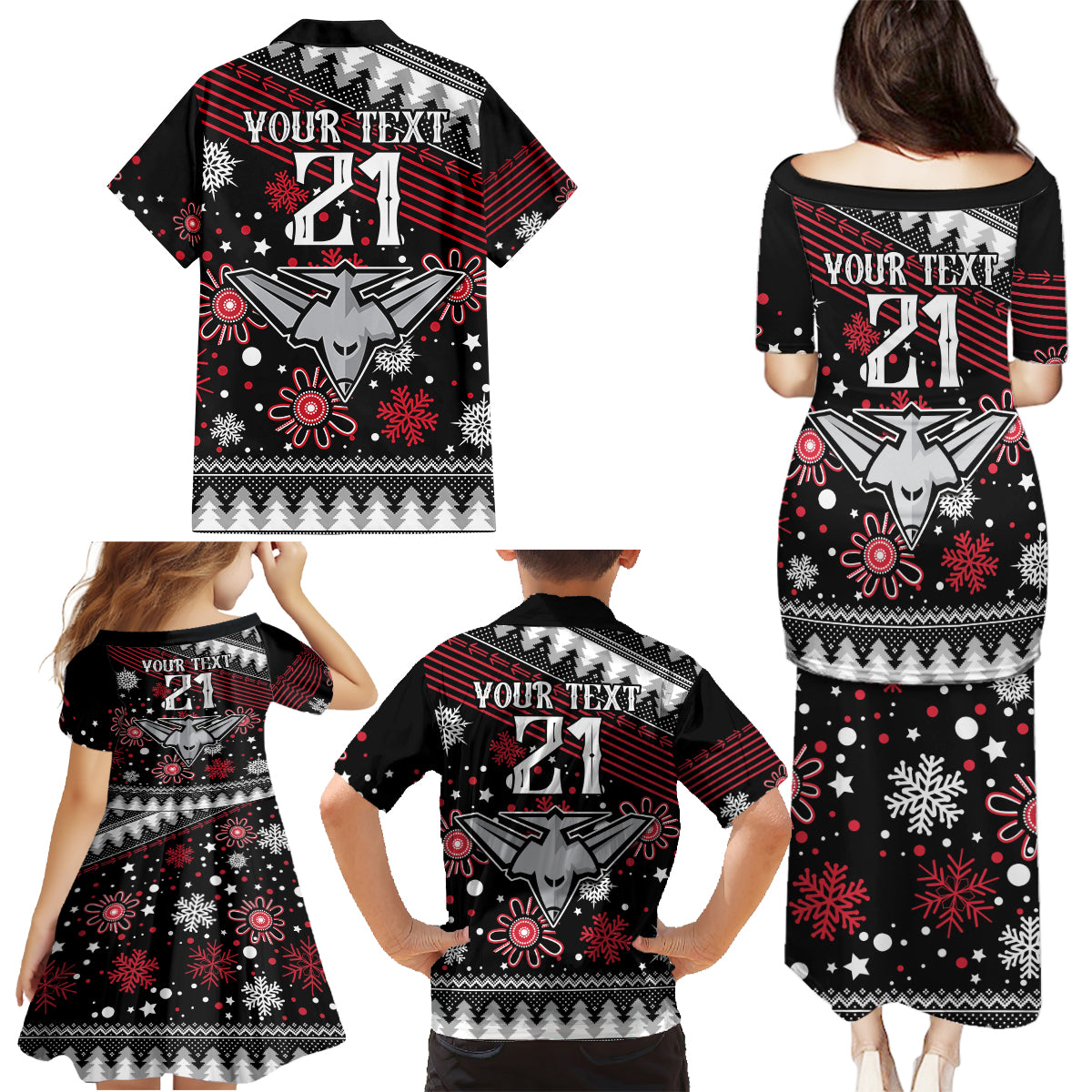 custom-bombers-football-family-matching-puletasi-dress-and-hawaiian-shirt-christmas-vibe-2023