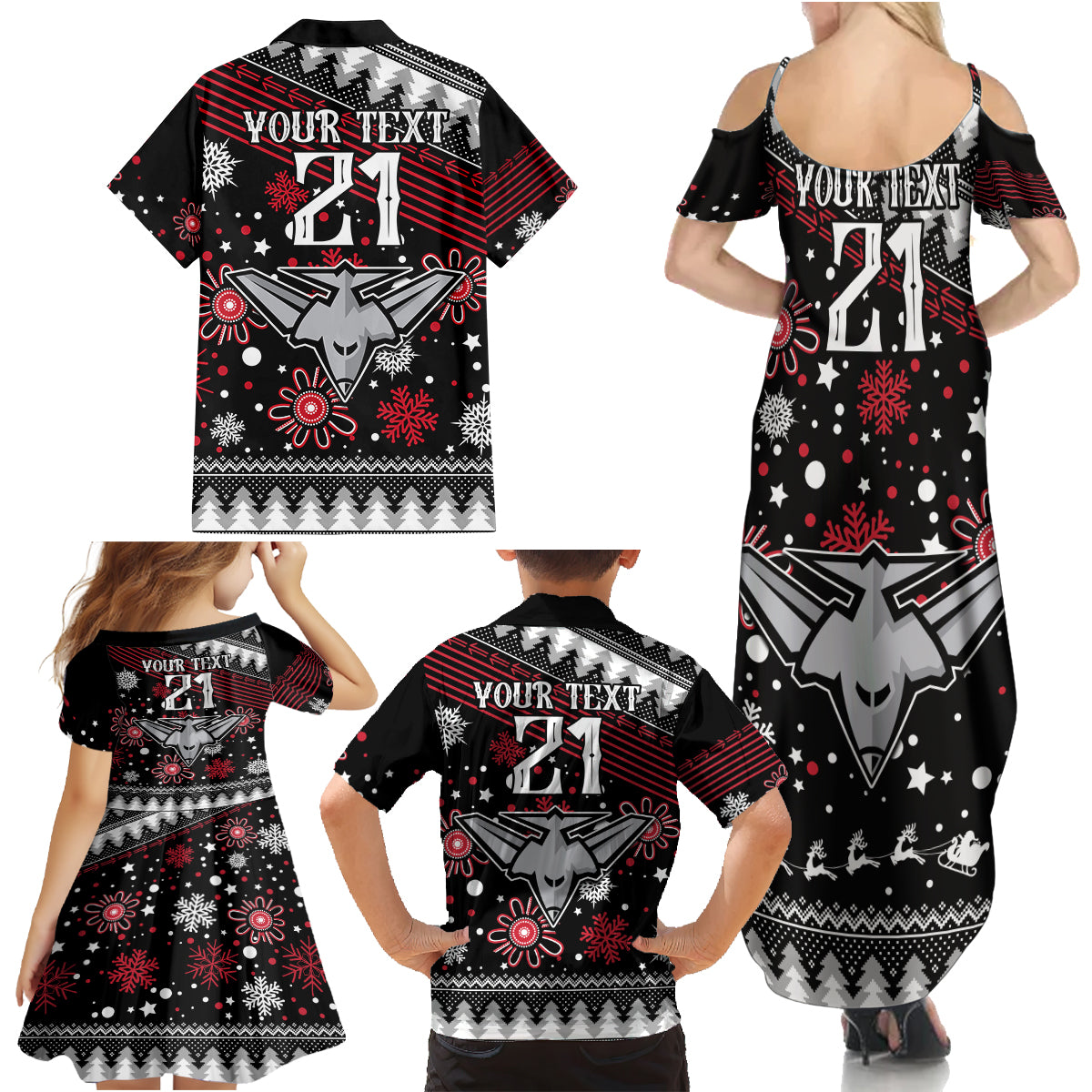 custom-bombers-football-family-matching-summer-maxi-dress-and-hawaiian-shirt-christmas-vibe-2023