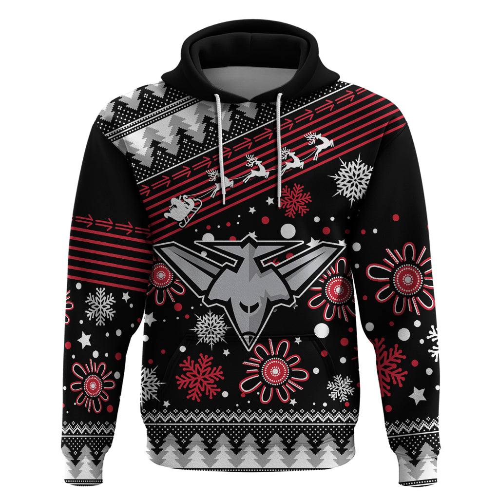 Custom Bombers Football Hoodie Christmas Vibe 2023 LT9 - Vibe Hoodie Shop