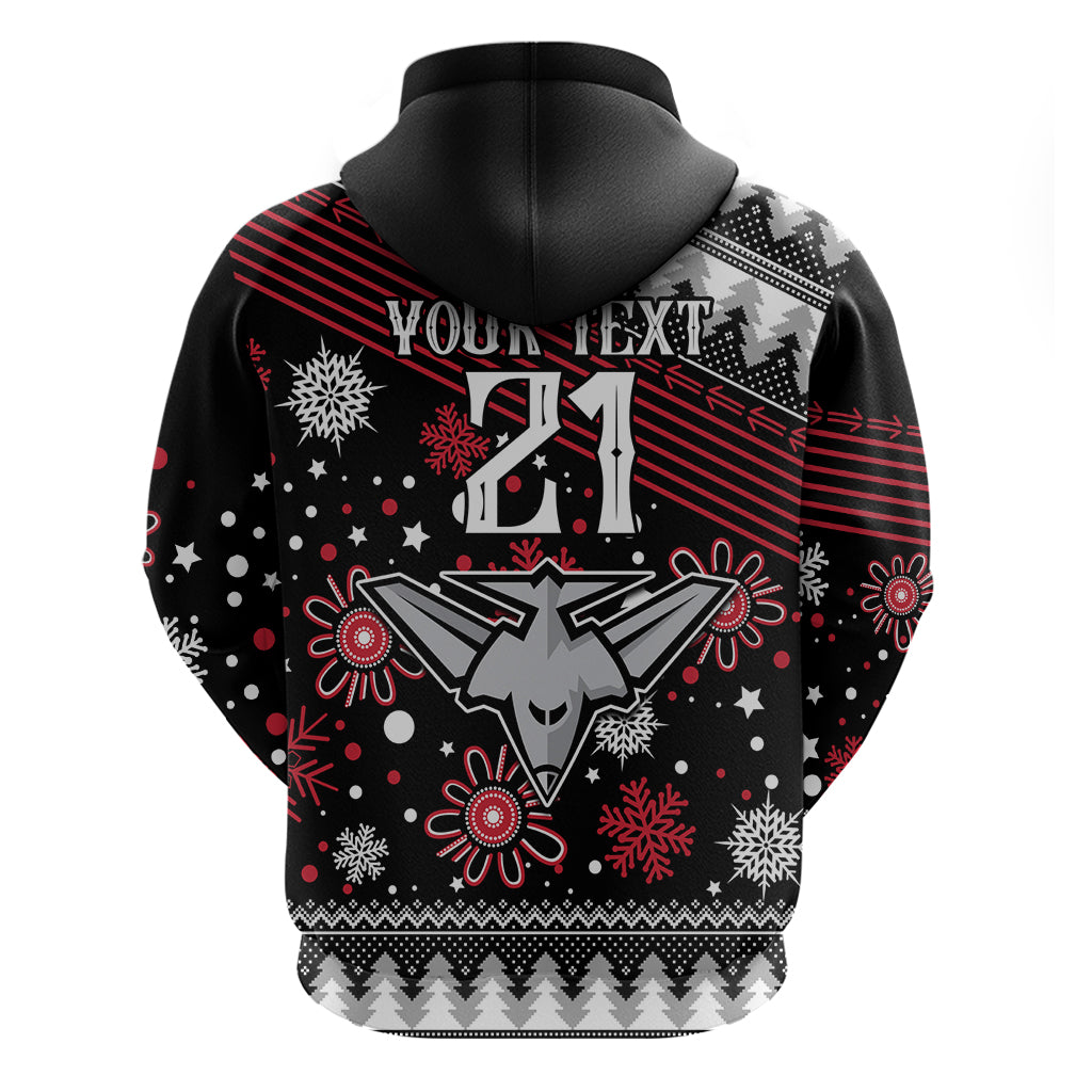 Custom Bombers Football Hoodie Christmas Vibe 2023 LT9 - Vibe Hoodie Shop