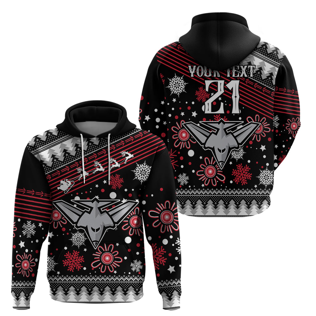 Custom Bombers Football Hoodie Christmas Vibe 2023 LT9 - Vibe Hoodie Shop