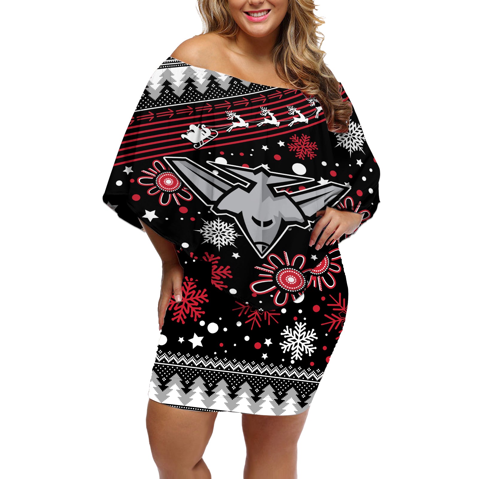 custom-bombers-football-off-shoulder-short-dress-christmas-vibe-2023