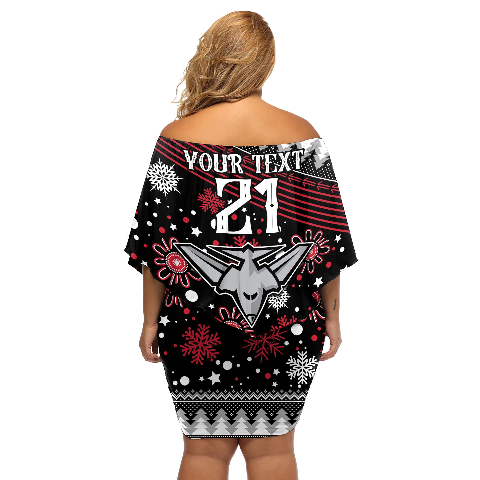 custom-bombers-football-off-shoulder-short-dress-christmas-vibe-2023