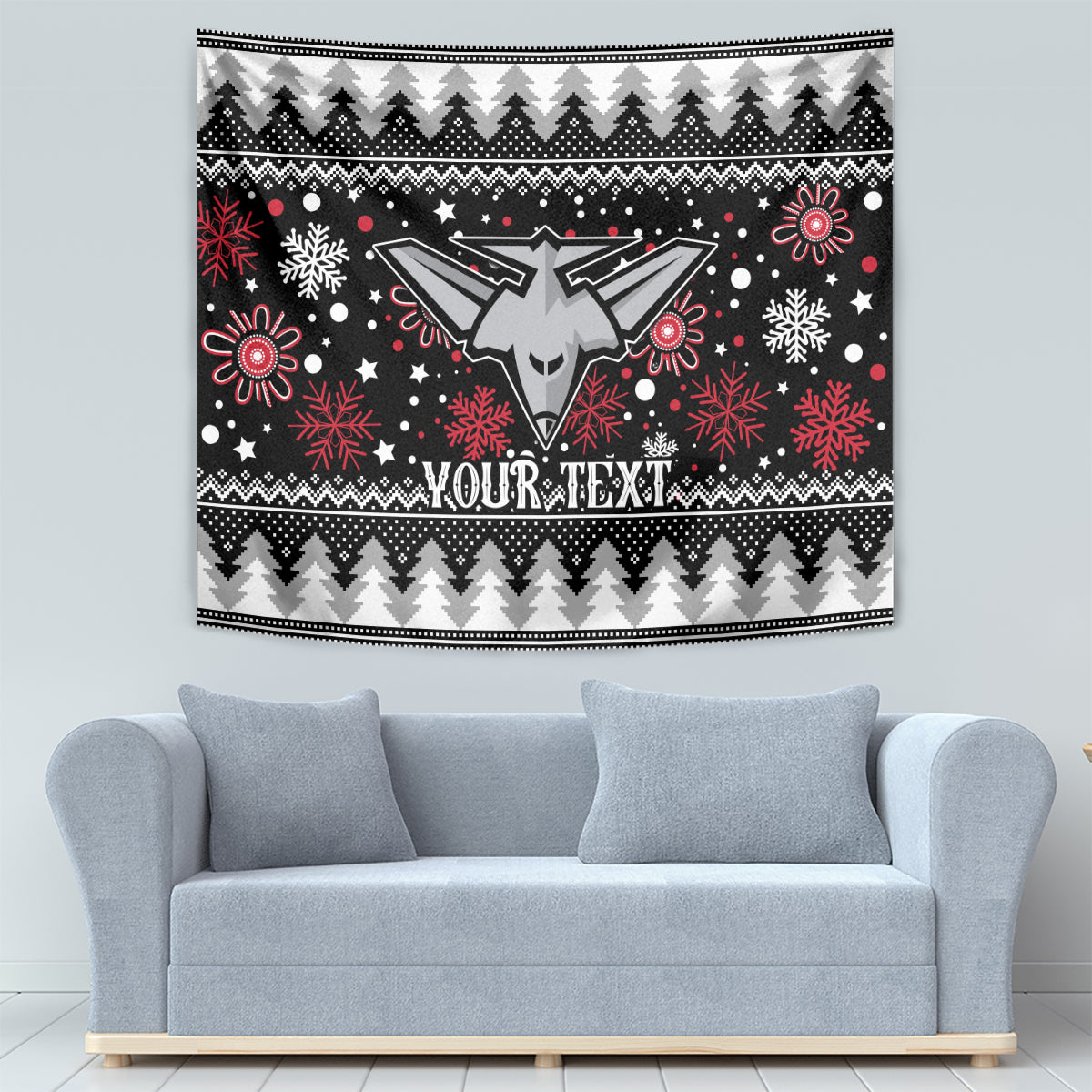 Custom Bombers Football Tapestry Christmas Vibe 2023 - Vibe Hoodie Shop