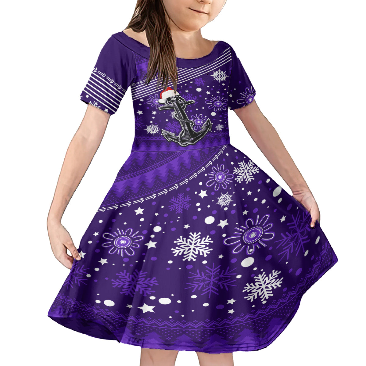 custom-fremantle-dockers-football-family-matching-long-sleeve-bodycon-dress-and-hawaiian-shirt-christmas-vibe-2023