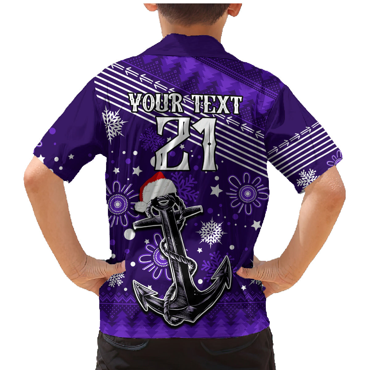 custom-fremantle-dockers-football-family-matching-mermaid-dress-and-hawaiian-shirt-christmas-vibe-2023