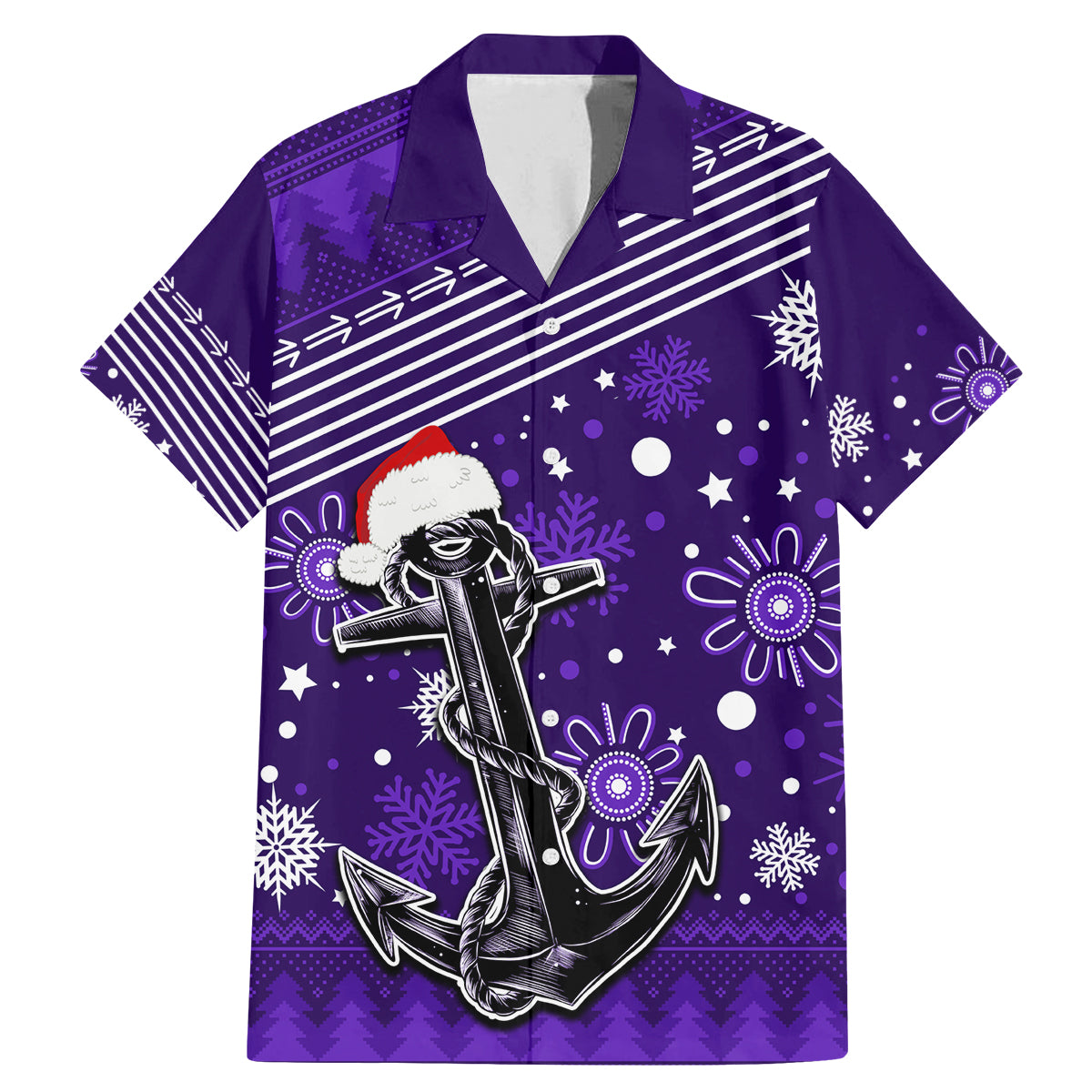 custom-fremantle-dockers-football-family-matching-mermaid-dress-and-hawaiian-shirt-christmas-vibe-2023