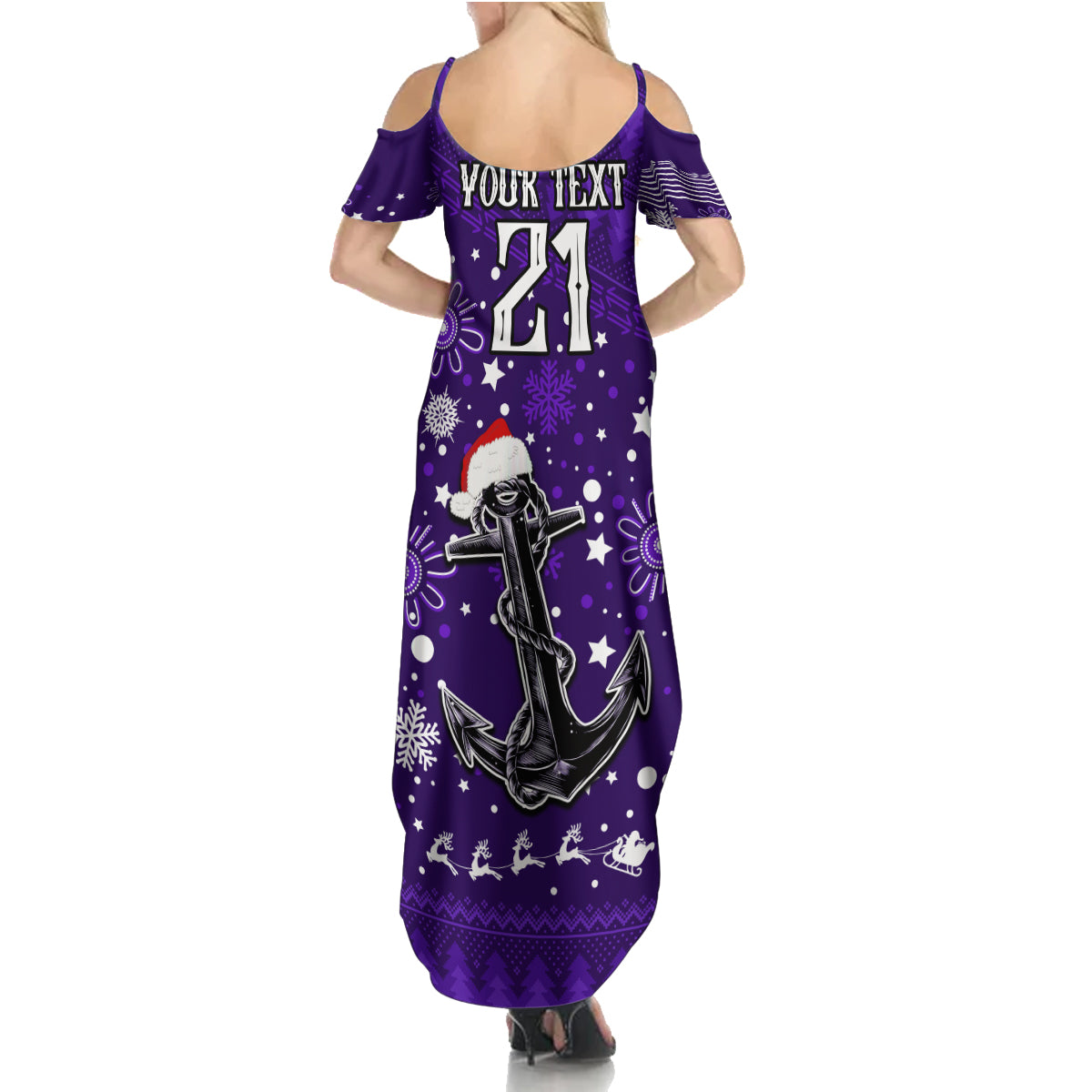 custom-fremantle-dockers-football-family-matching-summer-maxi-dress-and-hawaiian-shirt-christmas-vibe-2023