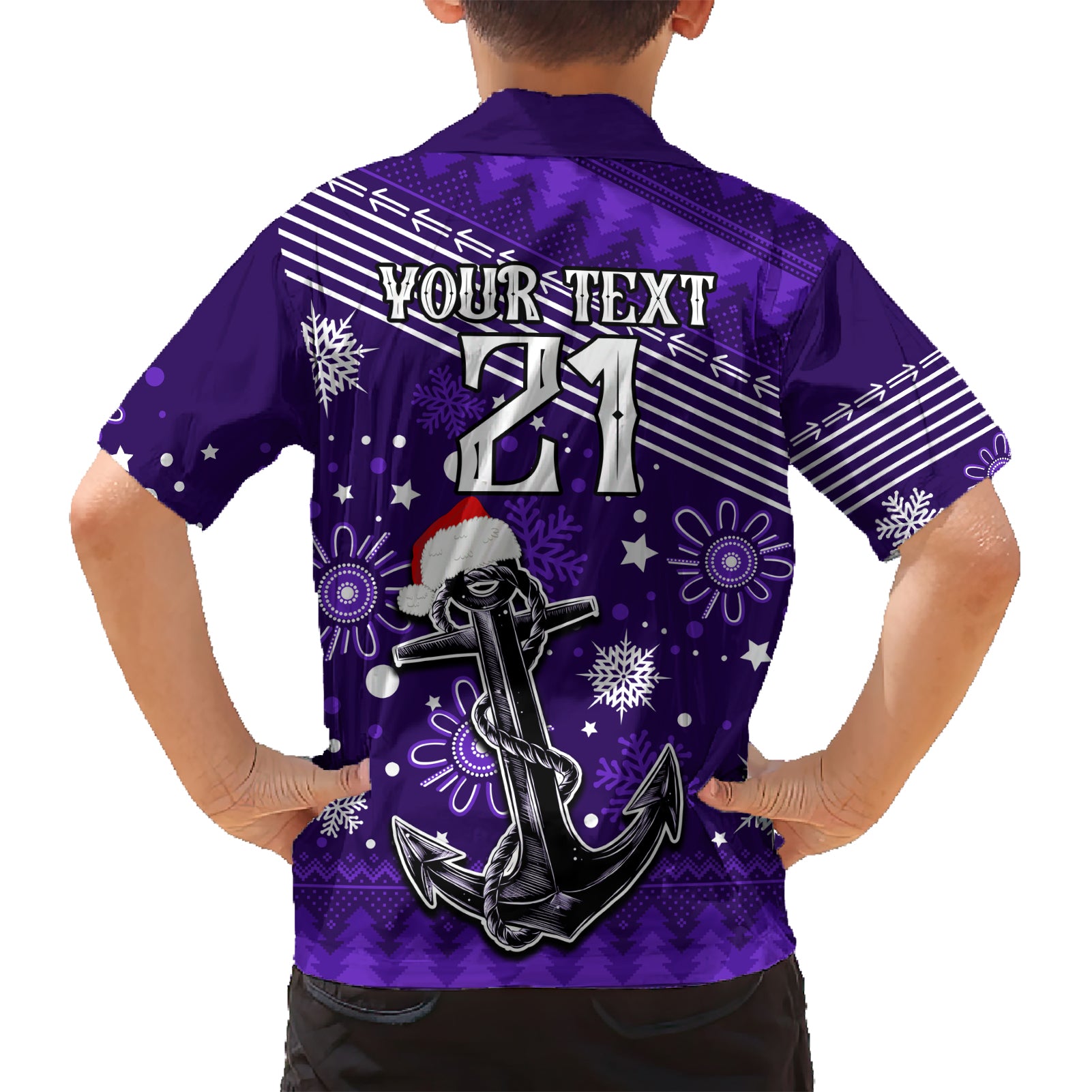 Custom Fremantle Dockers Football Hawaiian Shirt Christmas Vibe 2023 - Vibe Hoodie Shop