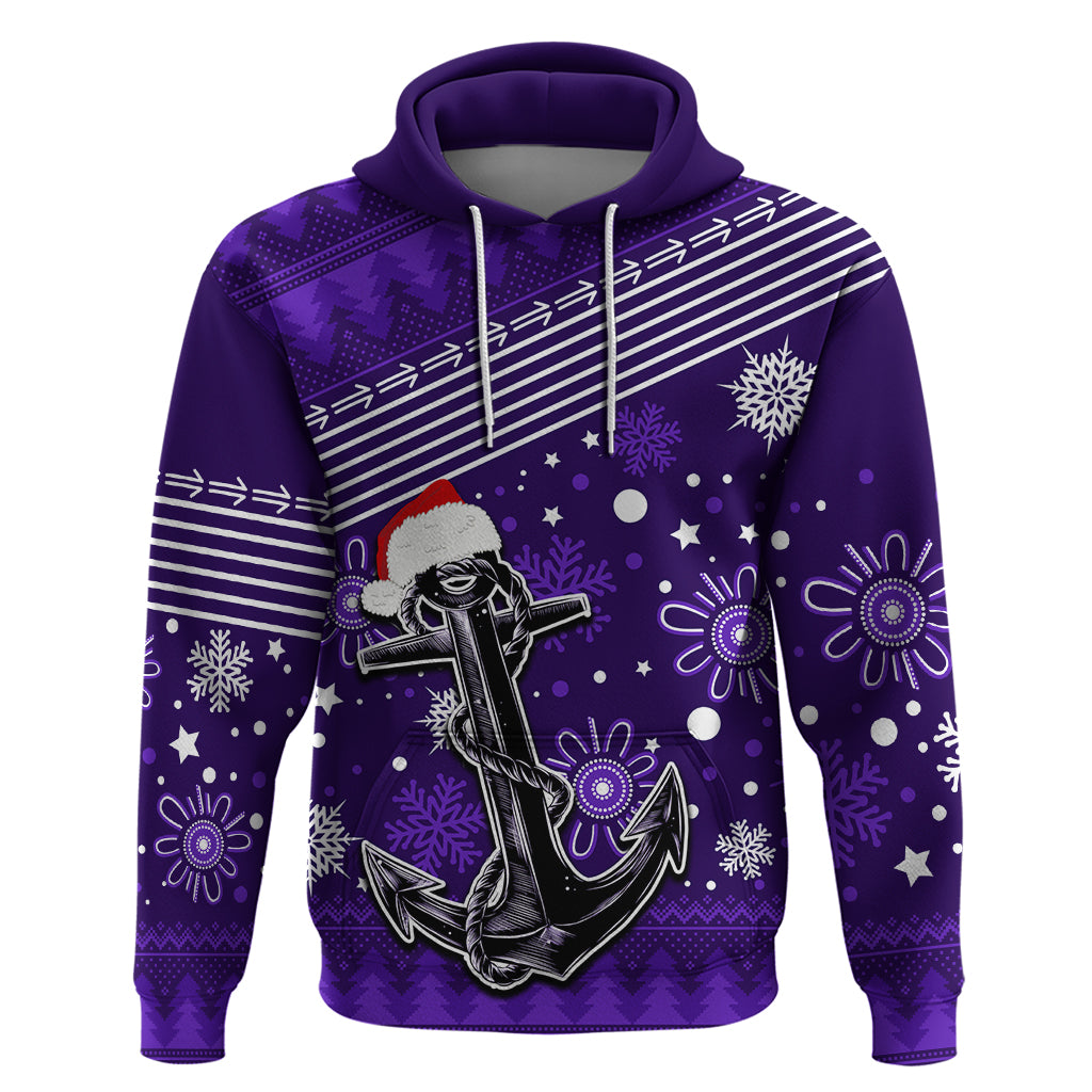 Custom Fremantle Dockers Football Hoodie Christmas Vibe 2023 LT9 - Vibe Hoodie Shop